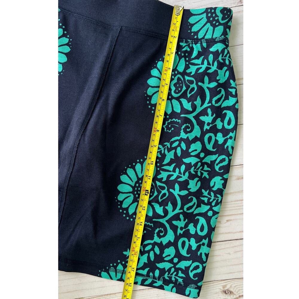 NWT T by Talbots Women's Skort, Sz Small, Blue & Green, Skirt w Hidden Shorts - Picture 7 of 9